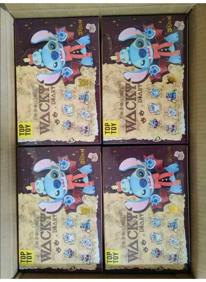 New Product Toptoy Stitch Blind Box Funny Diary 2.0 Generation Series Hand-Made Trendy Ornaments Hand-Made Gifts